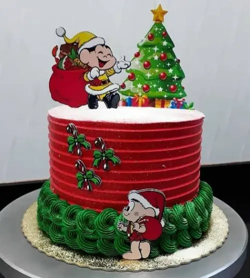 Arquivo de corte topo de bolo Natal