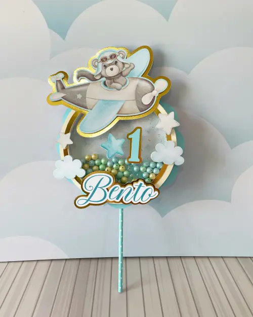 Arquivo de corte topo de bolo Ursinho