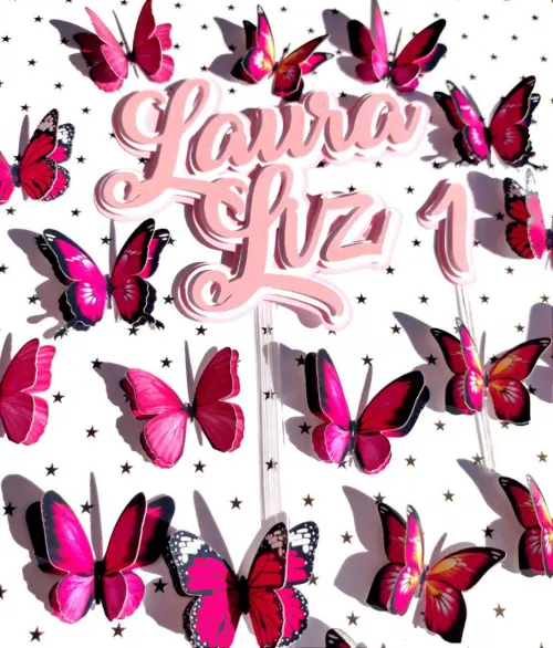 Arquivo de corte Topo de bolo Borboletas