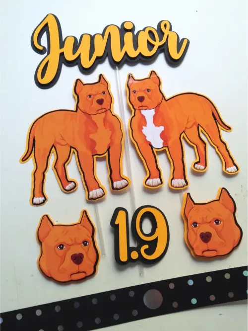 Arquivo de corte topo de bolo Cachorrinho