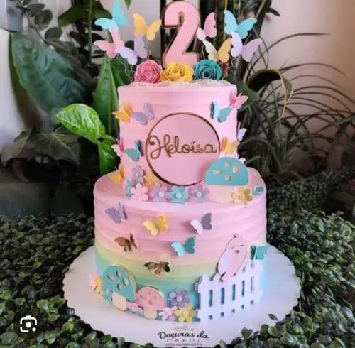 Arquivo de corte topo de bolo Jardim