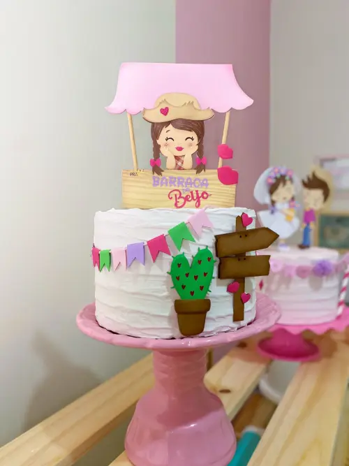 Arquivo de corte topo de bolo arraiá