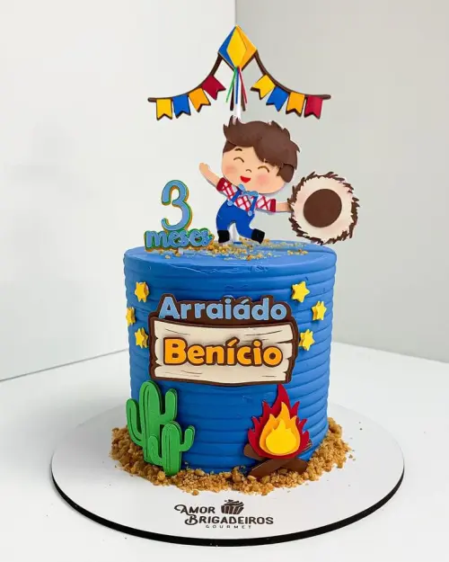 Arquivo de corte topo de bolo arraiá