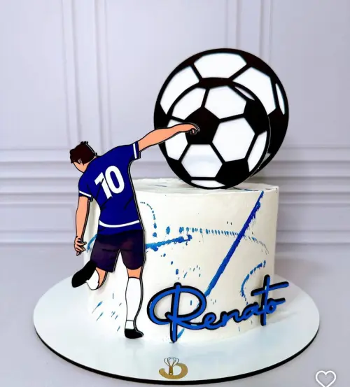 Arquivo de corte topo de bolo Futebol