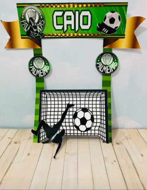 Arquivo de corte topo de bolo Futebol