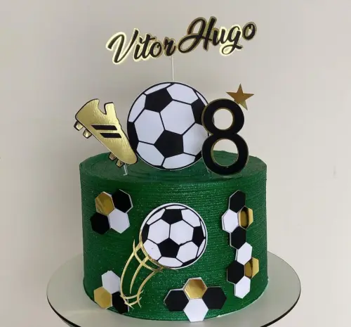 Arquivo de corte topo de bolo Futebol