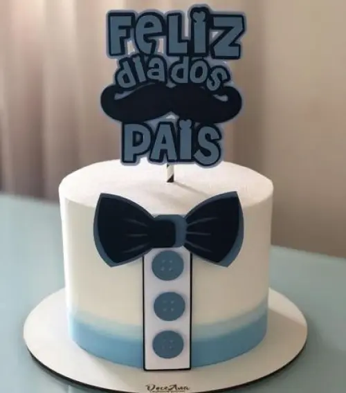 Arquivo de corte topo de bolo Dia dos Pais