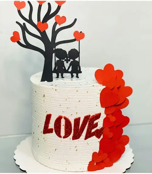 Arquivo de corte topo de bolo Namorados