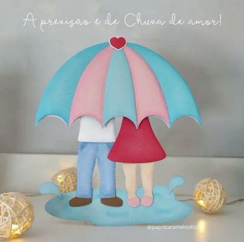 Arquivo de corte topo de bolo Namorados