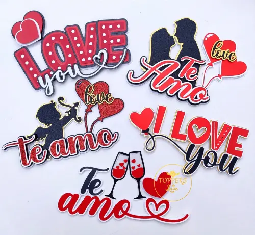 Arquivo de corte topo de bolo Namorados