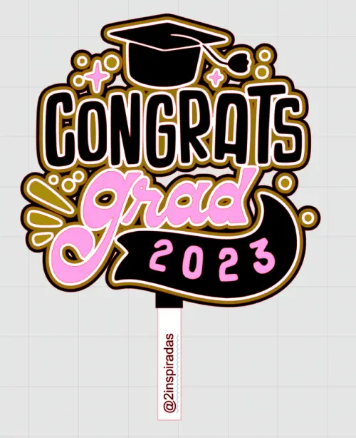 Arquivo de corte topo de bolo Formatura