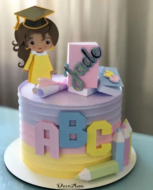 Arquivo de corte topo de bolo Formatura