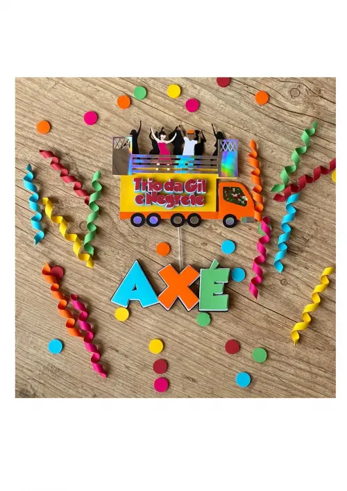 Arquivo de corte topo de bolo Carnaval