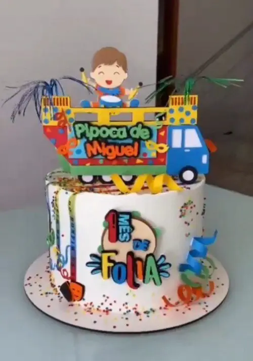 Arquivo de corte topo de bolo Carnaval