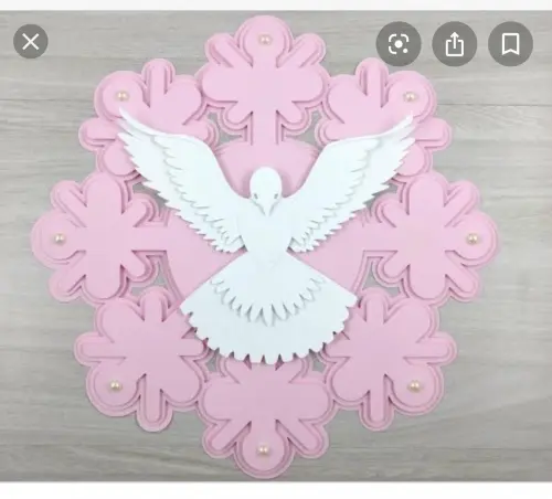 Arquivo de corte topo de bolo Batizado