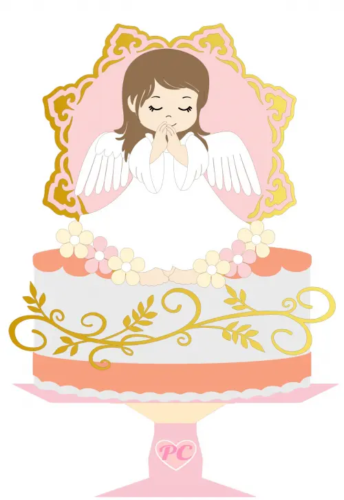 Arquivo de corte topo de bolo Batizado