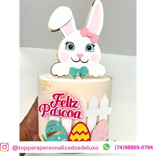 Arquivo de corte topo de bolo Páscoa