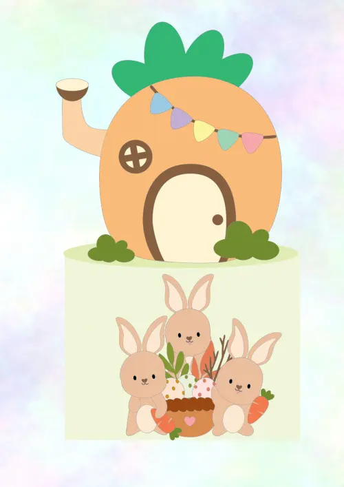 Arquivo de corte topo de bolo Páscoa