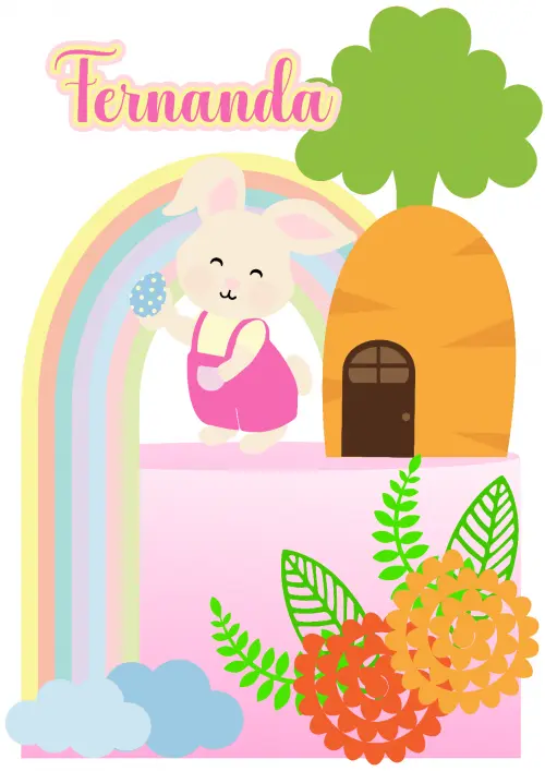 Arquivo de corte topo de bolo Páscoa