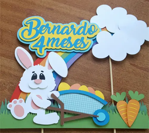 Arquivo de corte topo de bolo Páscoa