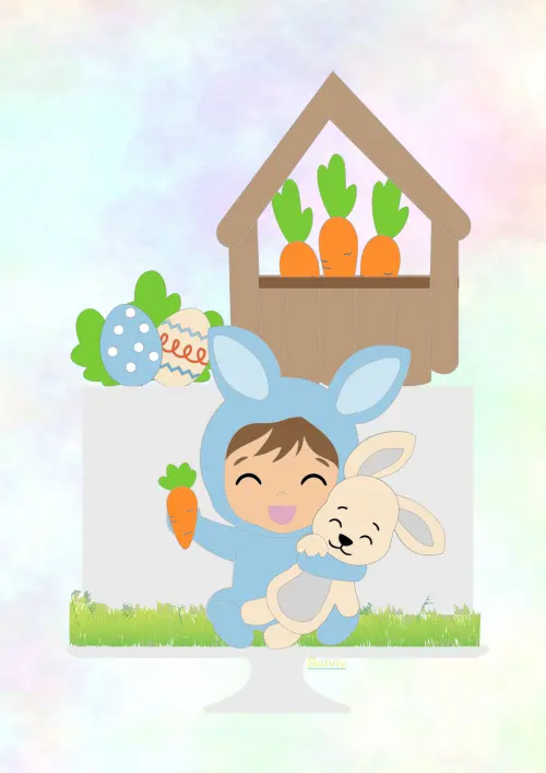 Arquivo de corte topo de bolo Páscoa