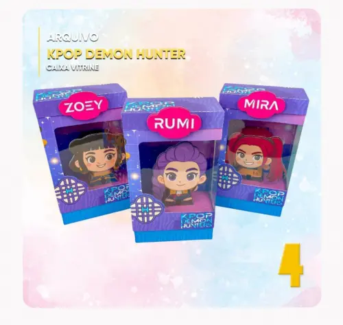 Arquivo de corte Caixa Kpop