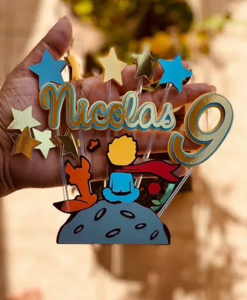 Arquivo de corte topo de bolo Principe