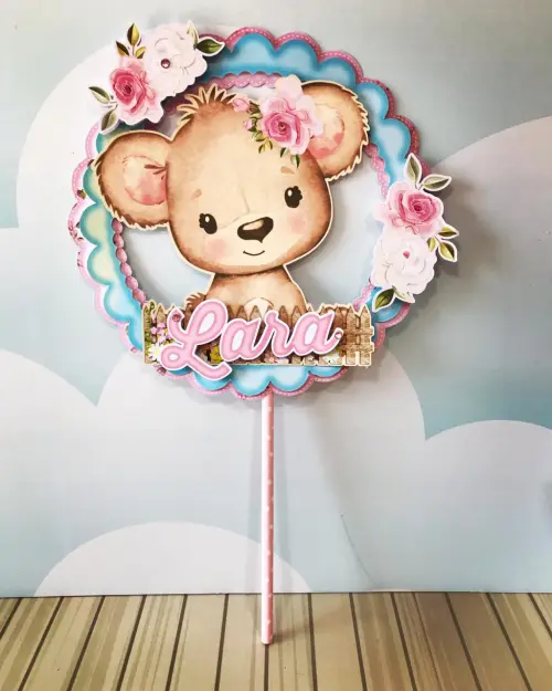 Arquivo de corte topo de bolo Jardim