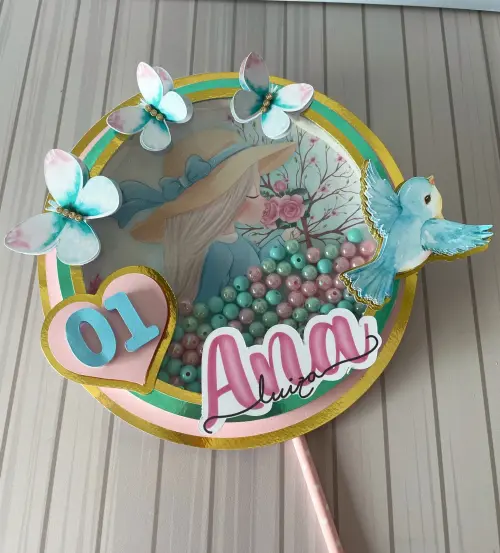 Arquivo de corte topo de bolo Jardim