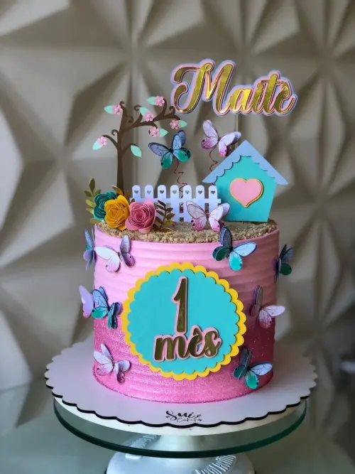 Arquivo de corte topo de bolo Jardim