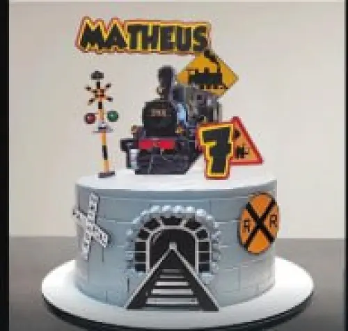 Arquivo de corte topo de bolo Trem