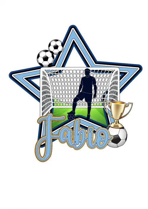 Arquivo de corte topo de bolo Futebol