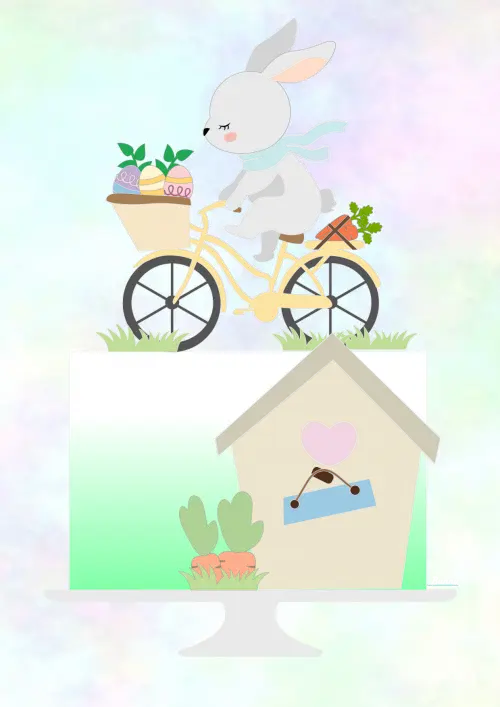 Arquivo de corte topo de bolo Páscoa