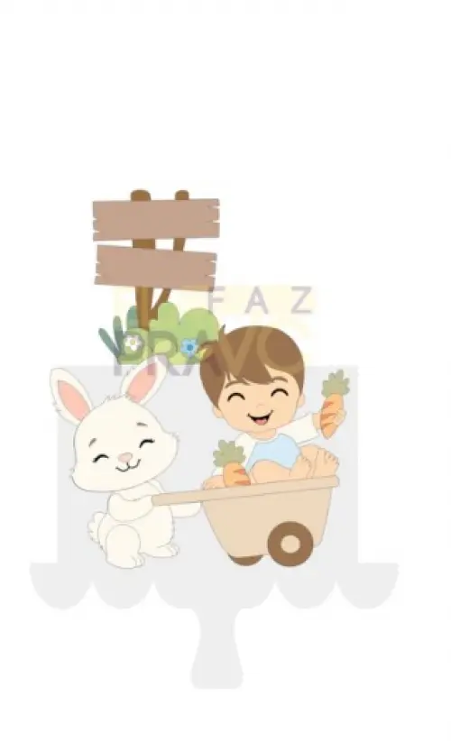 Arquivo de corte topo de bolo Páscoa