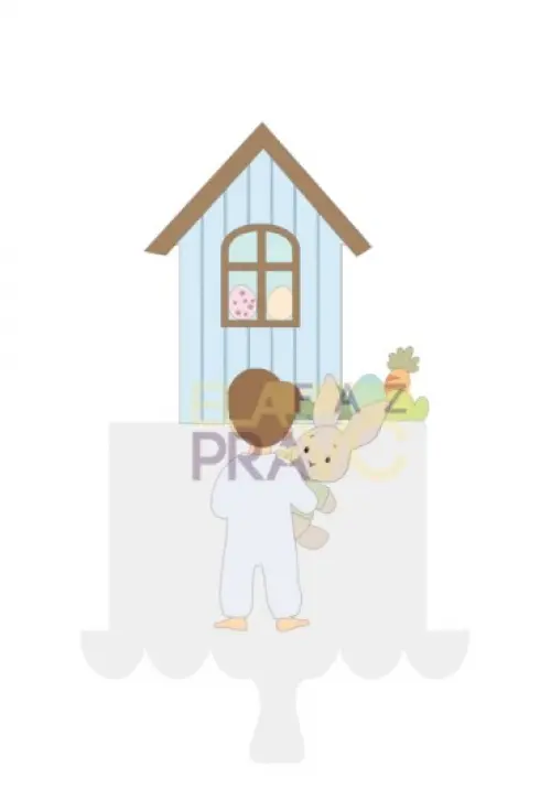 Arquivo de corte topo de bolo Páscoa