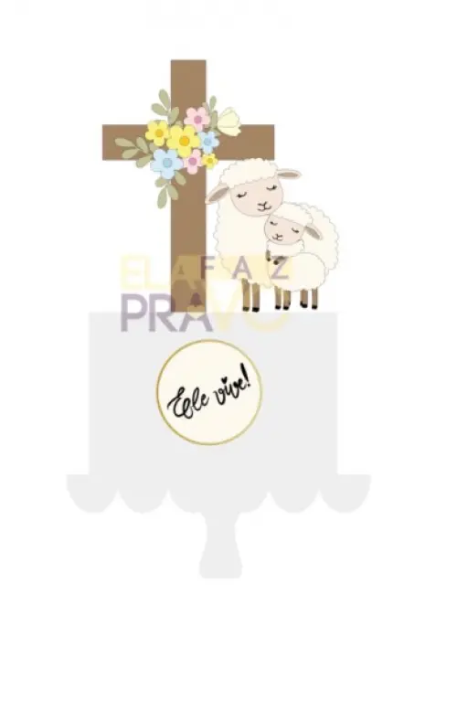 Arquivo de corte topo de bolo Páscoa