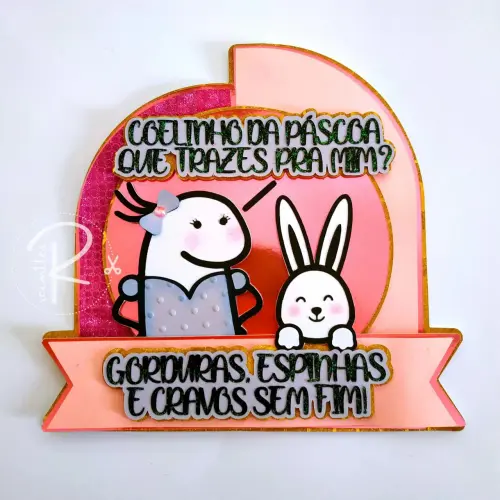 Arquivo de corte topo de bolo Páscoa