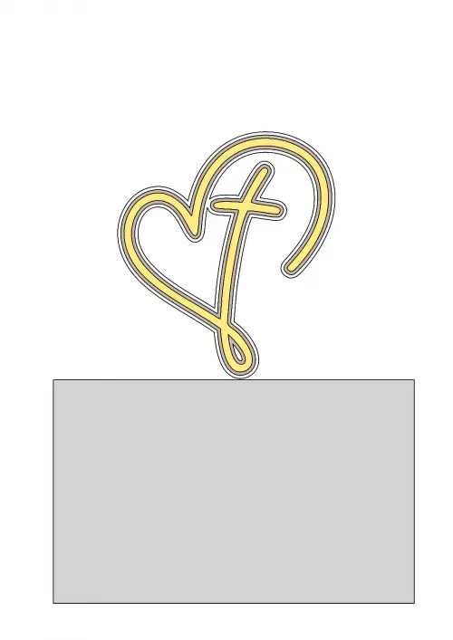 Arquivo de corte topo de bolo Primeira Comunhão