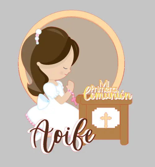 Arquivo de corte topo de bolo Primeira Comunhão