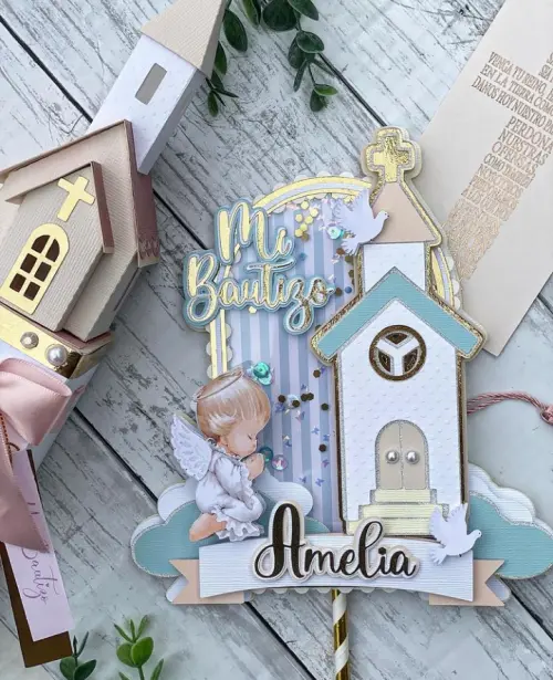 Arquivo de corte topo de bolo Primeira Comunhão