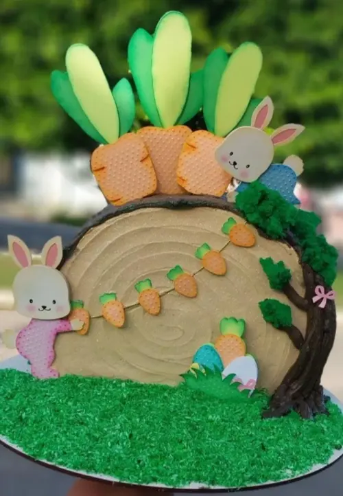 Arquivo de corte topo de bolo Páscoa