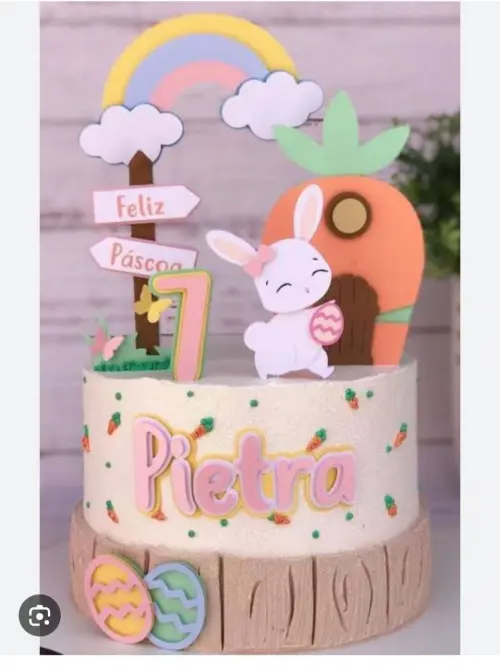 Arquivo de corte topo de bolo Páscoa