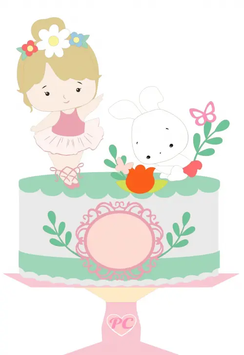 Arquivo de corte topo de bolo Páscoa