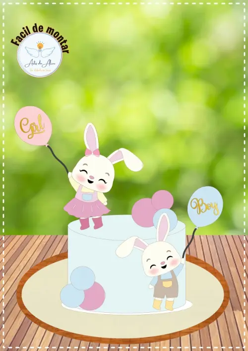 Arquivo de corte topo de bolo Páscoa