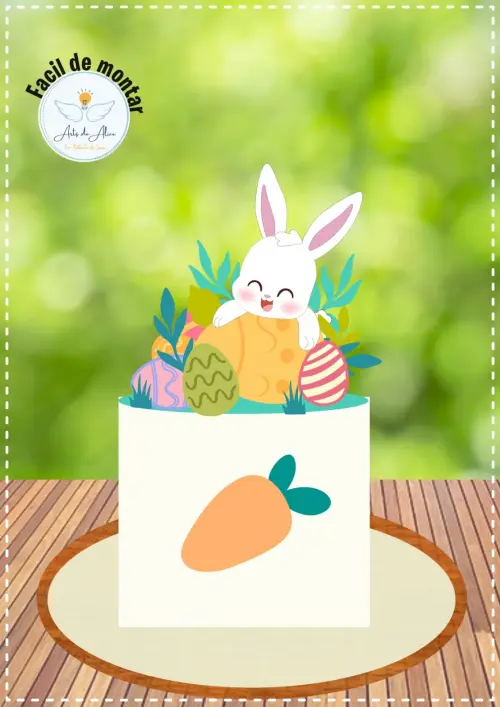 Arquivo de corte topo de bolo Páscoa