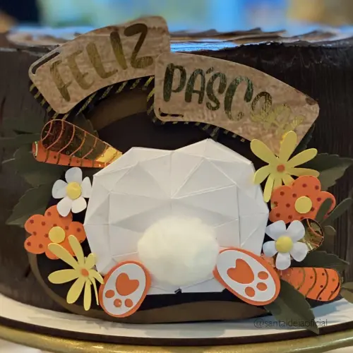 Arquivo de corte topo de bolo Páscoa