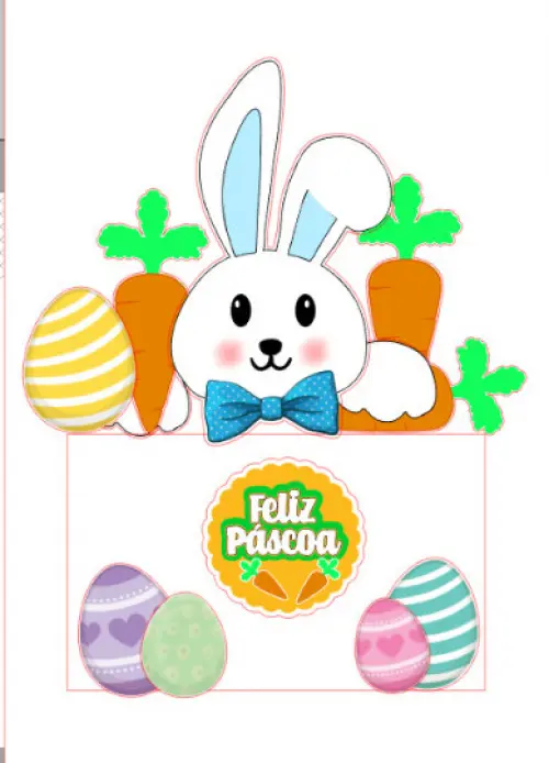 Arquivo de corte topo de bolo Páscoa