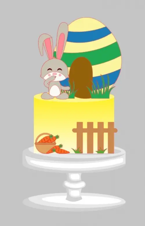 Arquivo de corte topo de bolo Páscoa