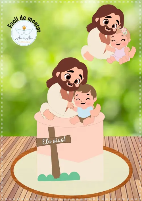 Arquivo de corte topo de bolo Páscoa