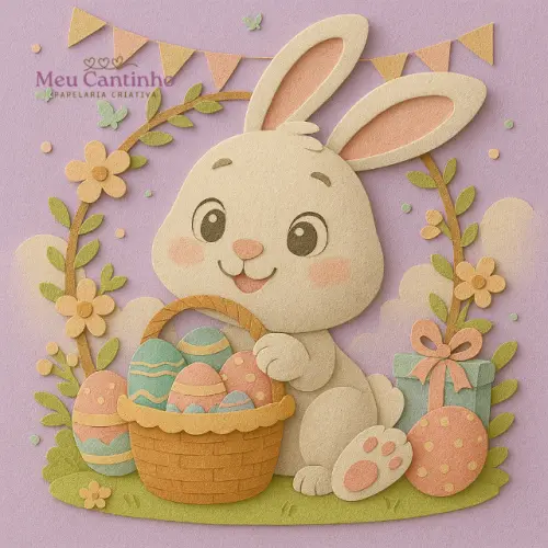 Arquivo de corte topo de bolo Páscoa